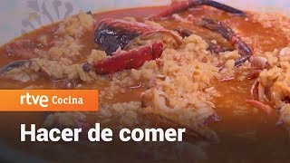 Cómo hacer Arroz meloso con bogavante  Hacer de comer  RTVE Cocina [upl. by Atinram]