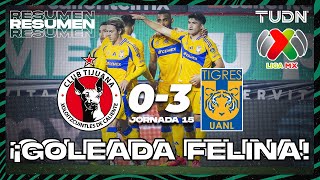 HIGHLIGHTS  Tijuana 03 Tigres  Liga Mx AP2024  J15  TUDN [upl. by Nylg760]