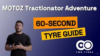 Motoz Tractionator Adventure  Motorcycle Tyre Review  60second guide [upl. by Clementis842]