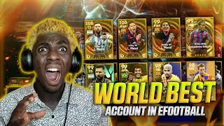 REVIEWING WORLDS BEST EFOOTBALL ACCOUNT 🥵🔥  ALL EFOOTBALL PLAYERS DREAM ACCOUNT 😲😍  eFootball 24 [upl. by Ahscrop]