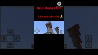 Best Dripstone farm automatic in minecraft somen boss yt [upl. by Conover90]