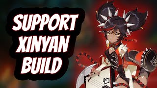 The Best Xinyan Support Build F2P Friendly [upl. by Einnos]