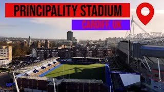 Principality Stadium  4K Aerial View [upl. by Leemaj320]