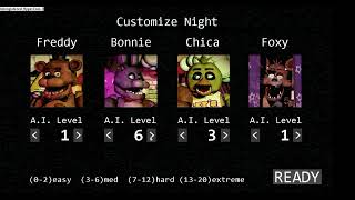 SEC RET FNAF EASTER EG CUSTOM NIHGT BITVIEW REUPLOAD [upl. by Ohl]