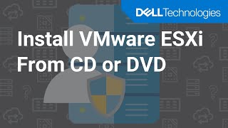 OS Deployment VMware ESXi  Installing Using CDDVD [upl. by Capwell894]