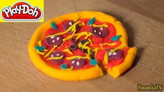 Play Doh Pizza Making real pizza [upl. by Sayres945]