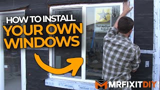 How to Install a New Window  New Construction  DIY Guide [upl. by Nallad]