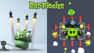 Bad Piggies vs Piggy Tales Vehicles  Part 7 [upl. by Ettinger]