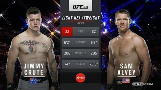 Jimmy Crute vs Sam Alvey [upl. by Amalea]