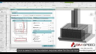 EN  Create rebar for footing in Revit [upl. by Hearn]