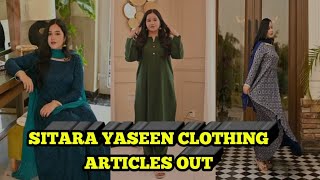 Sitara Yaseen clothing articles ❓sitarayaseensana [upl. by Otrepur]