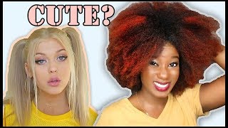 I TRIED A WHITE GIRLS quotFAVORITE HAIRSTYLESquot Loren Gray [upl. by Thekla245]