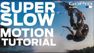 GoPro Hero 5 Black SUPER SLOW MOTION TUTORIAL NO Addons or PluginsFREE [upl. by Ybocaj]