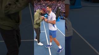 Nick Kyrgios BRILLIANT interview with Novak Djokovic 😂 [upl. by Johns132]