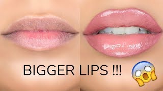 How to get bigger lips ft Juvalips  lip tutorial  Safe lip plumper  Sabrina Anijs [upl. by Nythsa]