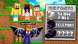 Minecraft Manhunt But I Steal Mob Powers [upl. by Llenrep]