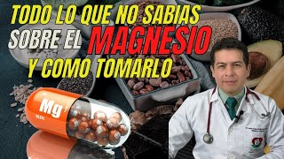 MAGNESIO BENEFICIOS QUE NO CONOCIAS y como utilizarlo [upl. by Macdonald654]