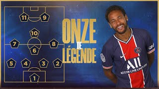 Le onze de légende de Neymar Jr 📋 [upl. by Marina]