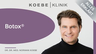 Botox® I Dr Dr med Norman Koebe klärt auf ✅ [upl. by Annasor]