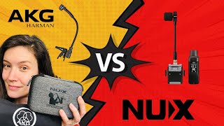 BEST Wireless SAX Mic NUX B6 VS AKG WMS45 [upl. by Yrffoeg]