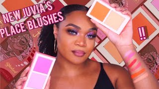 New Juvias Place blushes Swatches amp Demo [upl. by Goodson]