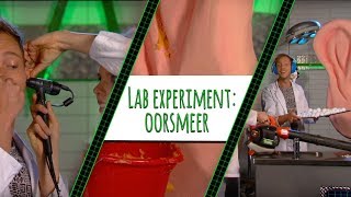 WAAROM HEB JE OORSMEER  LAB EXPERIMENT [upl. by Llerdnek]