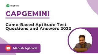 Capgemini Game Based Aptitude Test Questions and Answers 20222023 [upl. by Eeryk414]