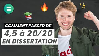 Comment faire une Dissertation et passer de 45 à 2020 📈 [upl. by Neerehs389]