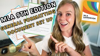 How to format your essays using MLA 9th edition [upl. by Aggri248]