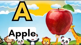 Learn ABC with Fun Songs for Kids  A for Apple Alphabet Learning Video for Toddlers and Preschooler [upl. by Adaliah]