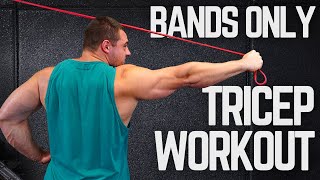 10 Min Resistance Band Tricep Workout 3 Exercises for Chiseled Arms [upl. by Eiznekcam]