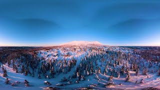 360 video  SkiStar Scandinavian skiing in VR [upl. by Aihsaei]