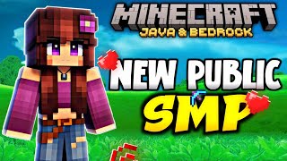 MINECRAFT New PUBLIC SMP JAVABEDROCKPE🤩 live shorts youtubelive minecraftlive [upl. by Aihsenet312]