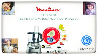 Moulinex FP825E10 DoubleForce Food Processor 1000W Unboxing [upl. by Zelazny937]