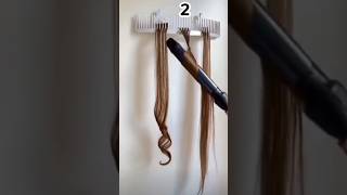 3 types of curly hair curlyhairstyles curlhair hairhacks viralhacks viralshort trendyfashion [upl. by Naujal]