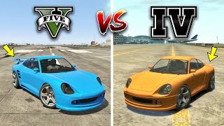 GTA 5 COMET VS GTA 4 COMET WHICH IS BEST COMET [upl. by Barnes780]