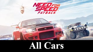 NFS Payback Car List [upl. by Byrann408]