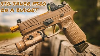 BUILDING A SIG SAUER P320 ON A BUDGET 13 Stripes Exclusive [upl. by Trilley186]