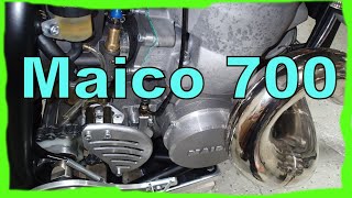 Maico 700 Two Stroke 2 Stroke ATK Intimidator Dirtbike [upl. by Sewel411]