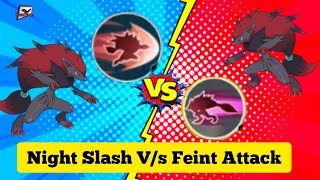 How To Use Zoroark Night Slash amp Fient Attack😺 [upl. by Annabel513]