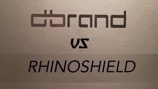 Dbrand Grip vs Rhinoshield [upl. by Nadda283]