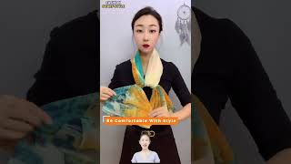 Ways To Tie ladies Headscarf for 2024 Spring  Dupatta styling for girls shorts [upl. by Adel]