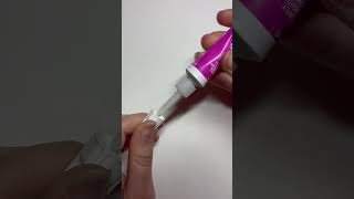 Using fastbond nail glue by dashing diva for flat nail beds pressonnails nails [upl. by Adamsun309]