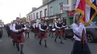 Mountjoy Pipe Band  Omagh Somme Parade 2024 2 [upl. by Ahsiekel]