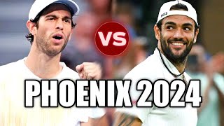 Matteo Berrettini vs Nuno Borges PHOENIX 2024 FINAL Highlights [upl. by Naawaj]