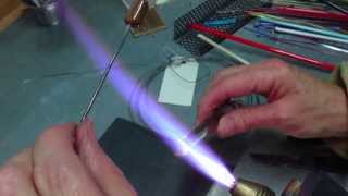 Lampwork Tutorial How to Silver Fume  Step by Step on 104 COE glass [upl. by Yldarb]