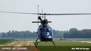 Bell 206 JetRanger take off and low pass at Budaörs airfield [upl. by Petras967]