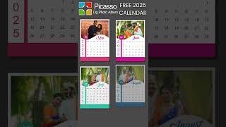 FREE 2025 CALENDAR New FREE Calendar Template For Picasso Dg Photo Album Making Software calender [upl. by Dominique139]