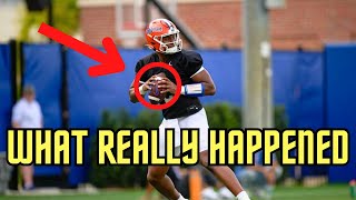 DJ Lagway CRUSHING Drills At Florida Gators Spring Practice  2024 Dynasty Fantasy Football [upl. by Arbas11]