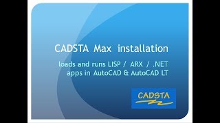 Tutorial  Load LISP ARX amp NET apps in AutoCAD amp AutoCAD LT with CADSTA Max [upl. by Asenav]